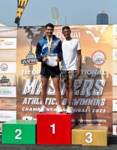 Angad Bedi's Historic Gold Medal Victory at the Open International Masters 2023 Athletics Championship